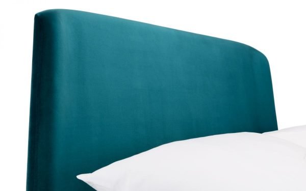 frida bed teal headboard detail