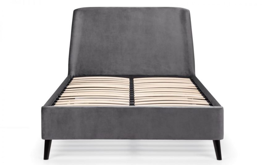 frida grey bed front slats
