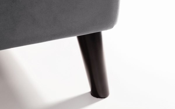 frida grey bed leg detail