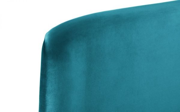 frida teal ottoman corner detail