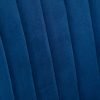 kahlo blue office chair fabric detail