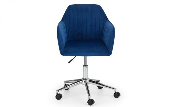 kahlo blue office chair front