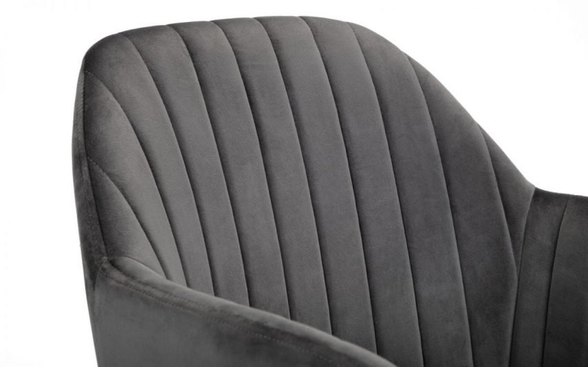 kahlo grey office chair back detail