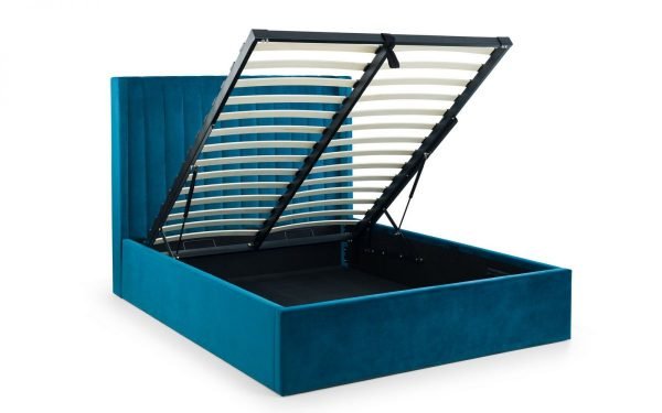 langham bed teal open