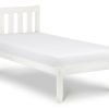 luna bed white plain