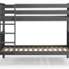 maine bunk bed anthracite ladder left
