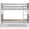 maine bunk bed dove grey front