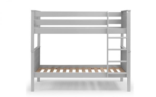 maine bunk bed dove grey front