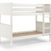 maine bunk bed white slats