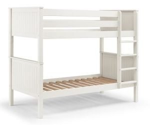 maine bunk bed white slats