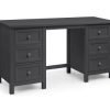 maine dressing table anthracite angle