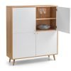 moritz oak door cabinet door open min