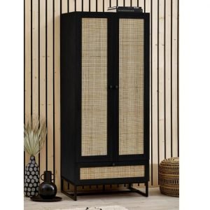 padstow black wardrobe roomset