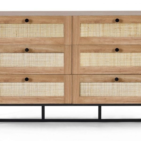 padstow oak drawer chest front