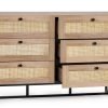 padstow oak drawer chest open drawers