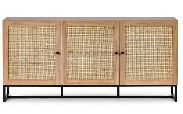 padstow oak sideboard front