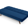 pt jodie sofa bed in blue velvet white cut out