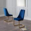 vittoria blue chairs roomset