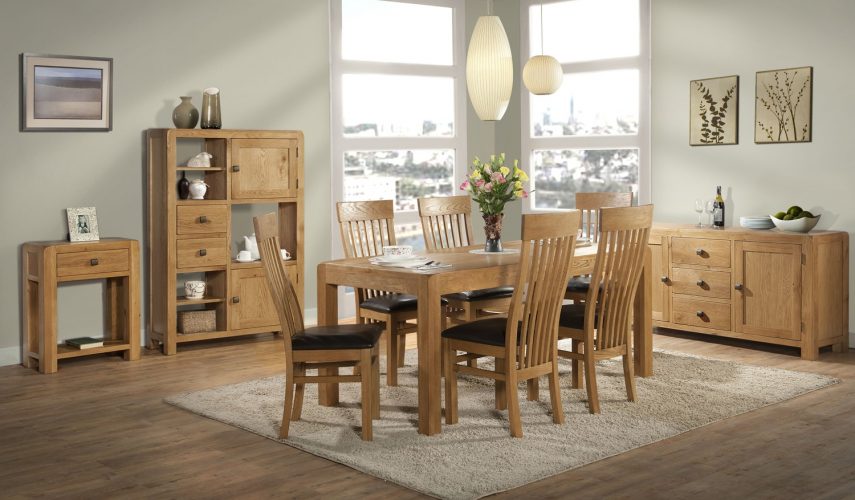 Oak dining room suites discount