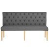 m Dining Bench Dark Grey