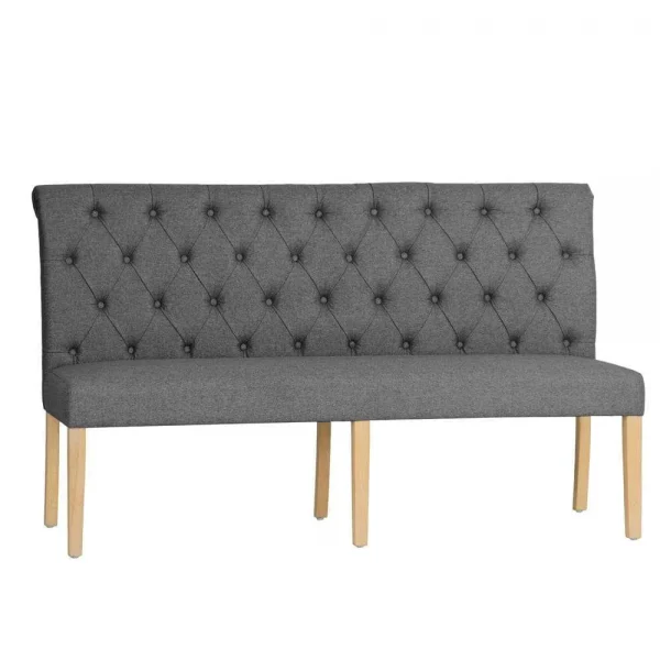m Dining Bench Dark Grey Hero