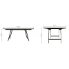 AM Dining m Fixed Top Table