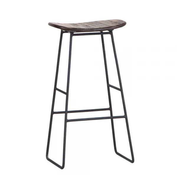 BA Dining Bar Stool Teak iron