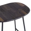 BA Dining Bar Stool Teak iron