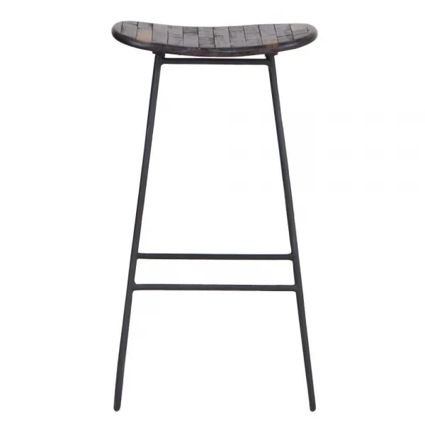 BA Dining Bar Stool Teak iron