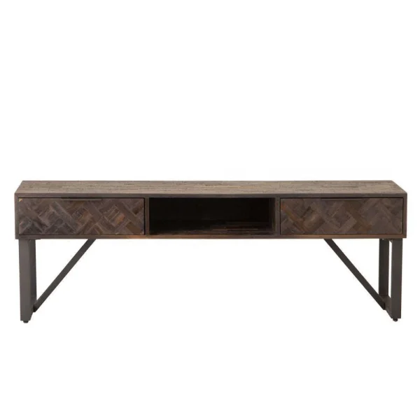 BA Dining TV Unit Teak Iron