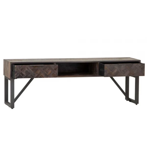 BA Dining TV Unit Teak Iron