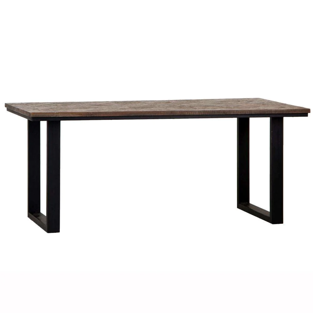 BB Dining 1.8m Dining Table Only Oak Furniture
