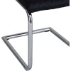 Diamond Stitch Upholstery Black Faux Leather Dining The Chair