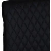 Diamond Stitch Upholstery Black Faux Leather Dining The Chair