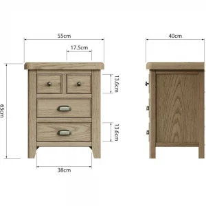 HO Bedroom Extra Large Bedside Cabinet