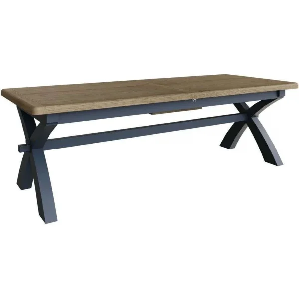 HOP Dining Occasional Blue M Cross Legged Dining Table