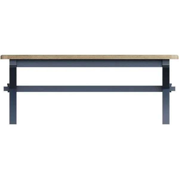 HOP Dining Occasional Blue M Cross legged Fixed Top Table