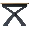 HOP Dining Occasional Blue M Cross legged Fixed Top Table