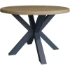 HOP Dining Occasional Blue Small Round Table