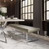 ID Dining m Dining Bench in Taupe