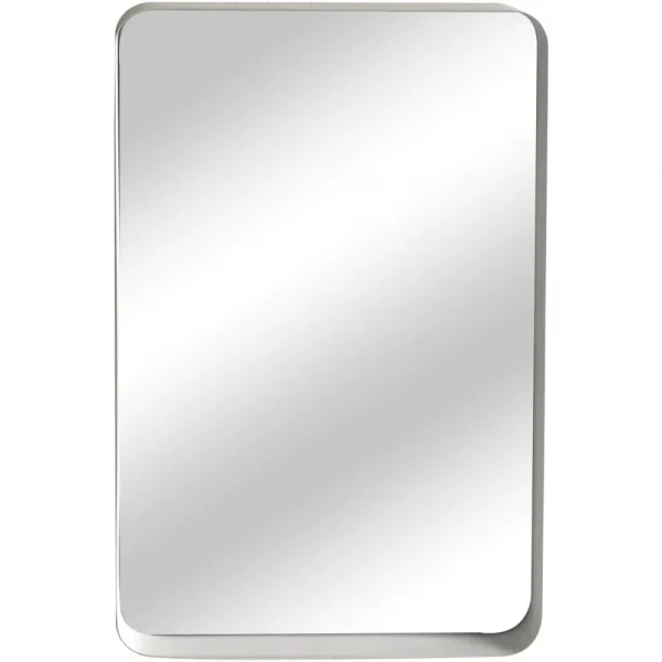 Mirror Collection Iron Framed Mirror White