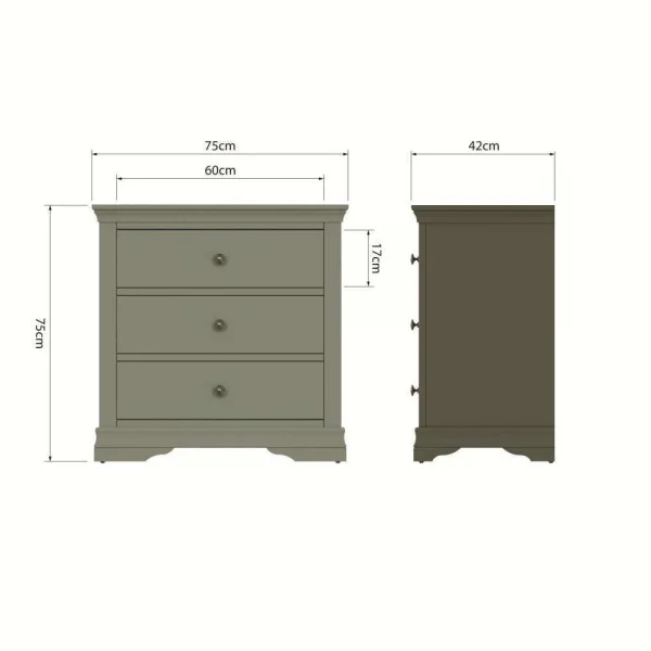 SW Bedroom Drawer Chest Cactus Green