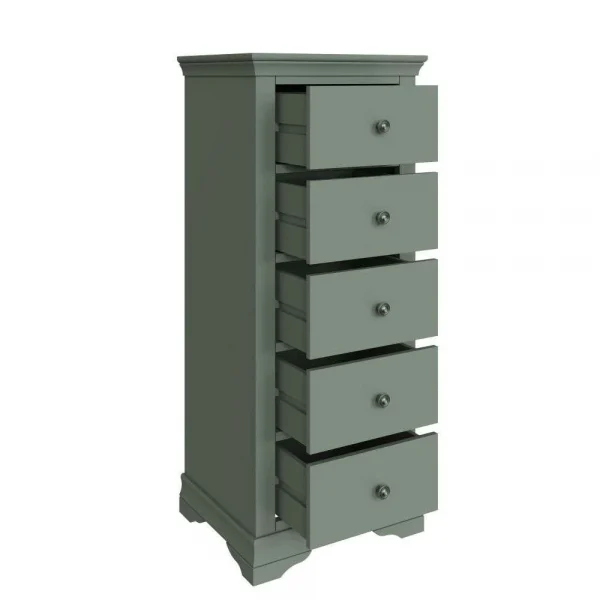 SW Bedroom Drawer Narrow Chest Cactus Green