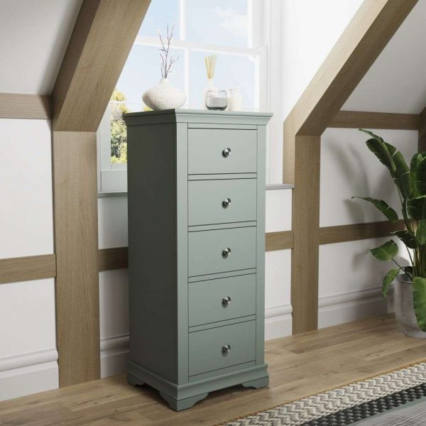 SW Bedroom Drawer Narrow Chest Cactus Green Hero
