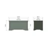 SW Bedroom Blanket Box Cactus Green