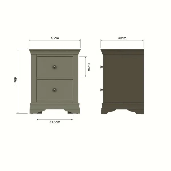 SW Bedroom Large Bedside Table