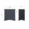 SW OAK Bedroom Drawer Chest