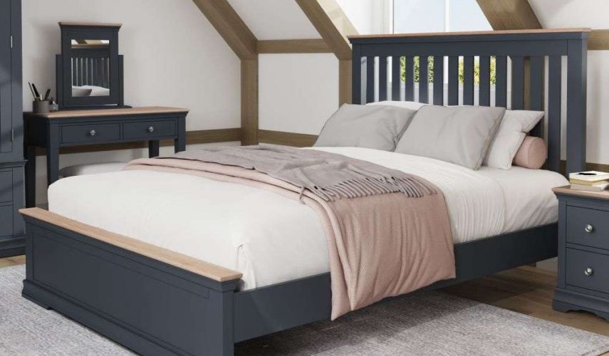 SW OAK Bedroom Bed