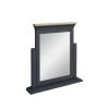 SW OAK Bedroom Trinket Mirror