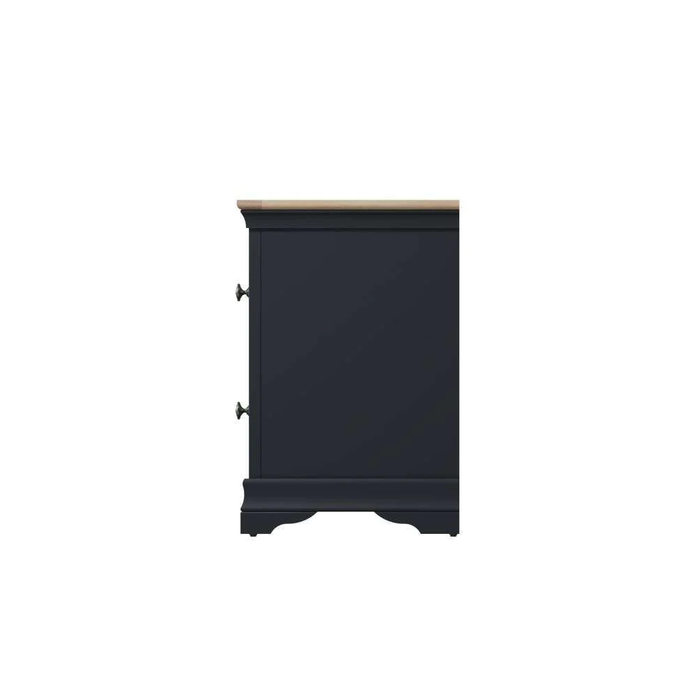 Large Grey Bedside Table Only Oak Furniture